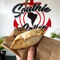 Vegan empanada at Southie Coffee in Clearwater