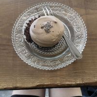 Double chocolate cupcake at Red Velvet in Padua