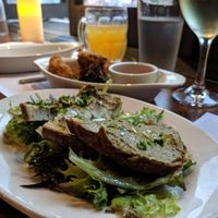 Mushroom and lentil paté at Lyn-Genet's Kitchen in New York City