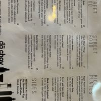 Menu - all vegan, vegetarian items labelled  at Do Chay - Knight District in Vancouver