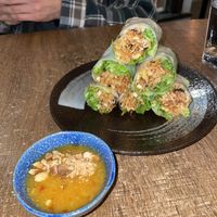 I think these are the monsoon rolls  at Do Chay - Knight District in Vancouver