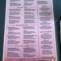 New menu as of Jan 2024  at The Modern Rose in Deerfield Beach