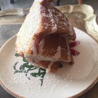 Vegan lemon poppy seed cake  at The Modern Rose in Deerfield Beach