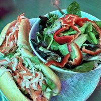 lemongrass tofu banh mi  at Luc Lac Vietnamese Kitchen in Portland