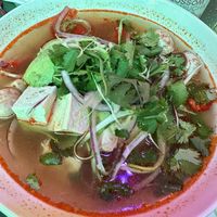 tom yum tofu pho  at Luc Lac Vietnamese Kitchen in Portland