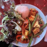 Lemongrass stir fry with tofu  at Luc Lac Vietnamese Kitchen in Portland