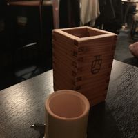 Sake made using water from Mt. Fuji at Vowz Bar in Tokyo