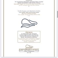 Menu on October 24, 2024  at Schiffergesellschaft in Luebeck