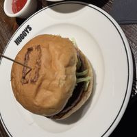 Burger "Le Vegan" + frites   at The Huggy's Bar - Bruxelles 2 in Brussels