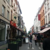 On the way to huggies at The Huggy's Bar - Bruxelles 2 in Brussels