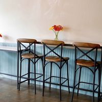 Bar seating  at Alma Organic in Burbank