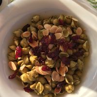 Pasta with pesto - delicious! at Bistro Pointe Taylor in New Richmond