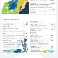 Menú at Toluca Mexican Bar in A Coruna