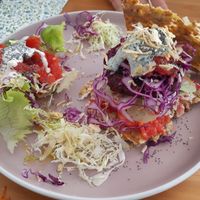 Main / Burger at Makalu Veggie in Alicante