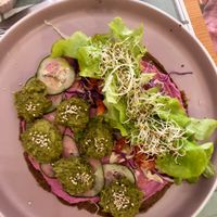 Falafel at Makalu Veggie in Alicante