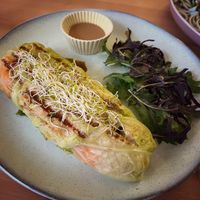Cabbage roll with peanut sauce at 3 4 4 in Alicante