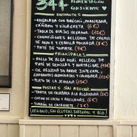 Menu of the dayy  at 3 4 4 in Alicante