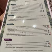 Most options are available as part of daily menu  at Makalu Veggie in Alicante