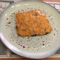 Raw vegan lasagna at Makalu Veggie in Alicante