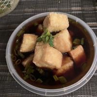 Agedashi tofu (recommended!) at Miso in Ramat Gan