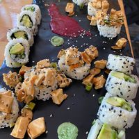 Special Tofu Sushi and Avocado Fotomaki  at Miso in Ramat Gan