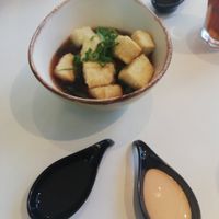 Agadashi tofu at Miso in Ramat Gan