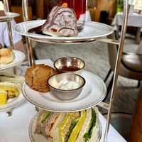 Sandwiches, scone, and treats galore!  at Bettys in York