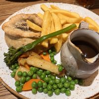 Mushroom & Ale Pie  at Fox Inn in Worcester