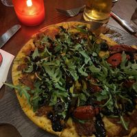 Awesome vegan pizza and gluten free crust   at Scoozi in Picton