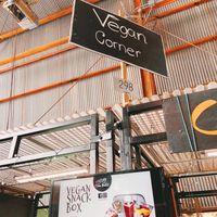 Vegan corner at Yellow Green Farmers Market in Hollywood