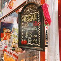Vegan empanadas  at Yellow Green Farmers Market in Hollywood