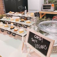 All vegan cupcakes  at Yellow Green Farmers Market in Hollywood