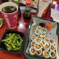 Sweet potato no eel sauce at Sushi-2-Go in Gainesville