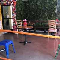 Dining on patio or take-away  at Sugar Taco in Los Angeles