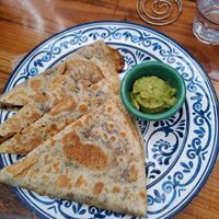 Quesedillas with vegan cheese at Sugar Taco in Los Angeles