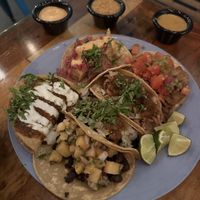 One of every taco  at Sugar Taco in Los Angeles