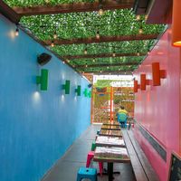 Patio entrance  at Sugar Taco in Los Angeles