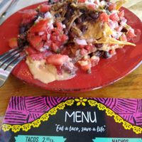 Half nacho order at Sugar Taco in Los Angeles