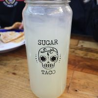 Home made lemonade at Sugar Taco in Los Angeles