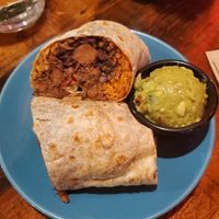 Burrito with jackfruit carnitas! at Sugar Taco in Los Angeles