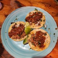 Tacos with carnitas! at Sugar Taco in Los Angeles
