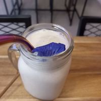 Banana oats peanut butter smoothie at 29 Coffties in Chiang Mai