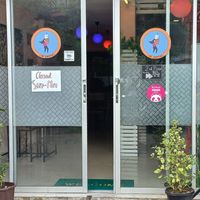 Happycow sticker went straight up :) at 29 Coffties in Chiang Mai