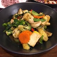 Stir fried veggies  at 29 Coffties in Chiang Mai