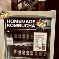 fridge with homemade kombucha 🥰  at 29 Coffties in Chiang Mai