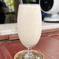 Banana oats peanut butter smoothie (55 THB)  at 29 Coffties in Chiang Mai