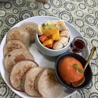 Pancakes were yumm!  at Cafe Zen in Negombo