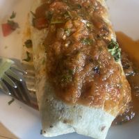 Mushroom Chimichurri wrap   at The Wild Plum Cafe in Monterey