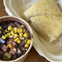 Vegan “chili”   at The Wild Plum Cafe in Monterey