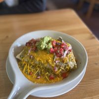 Vegan Breakfast Burrito the Works option  at The Wild Plum Cafe in Monterey